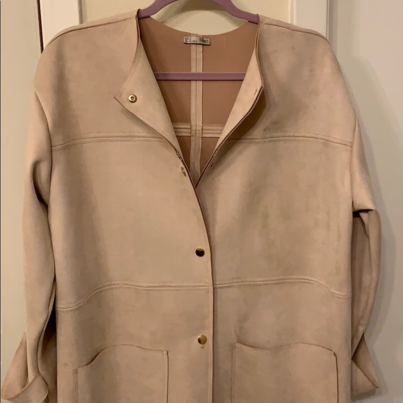 Suede Zara Coat - Picture 3 of 3